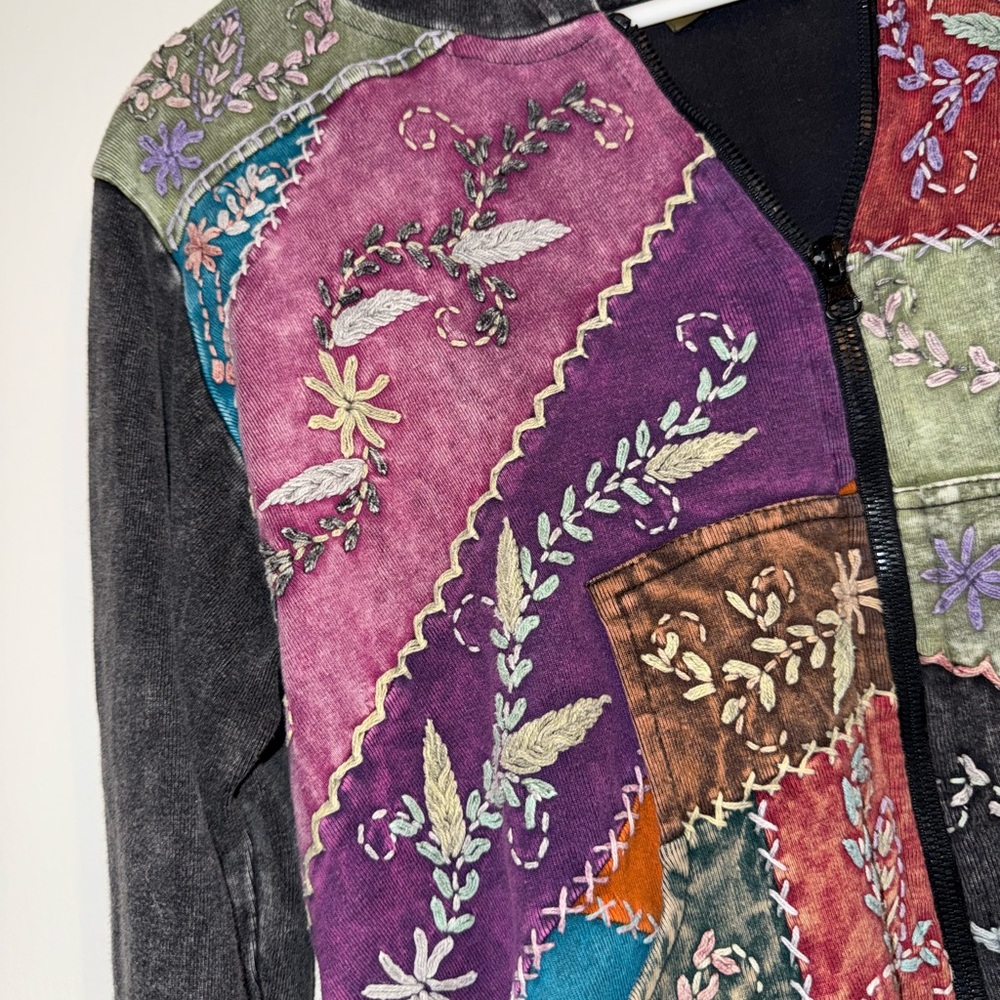 Studio Embroidered Patchwork Jacket - Picture 3 of 9